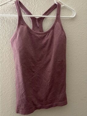 lululemon athletica Ribbed Tank Top in Dusty Plum